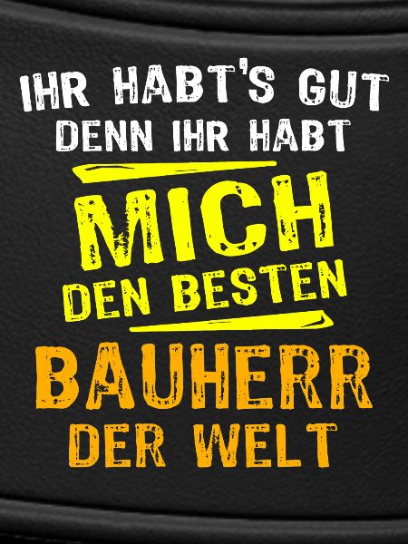 Bauherr Geschenk