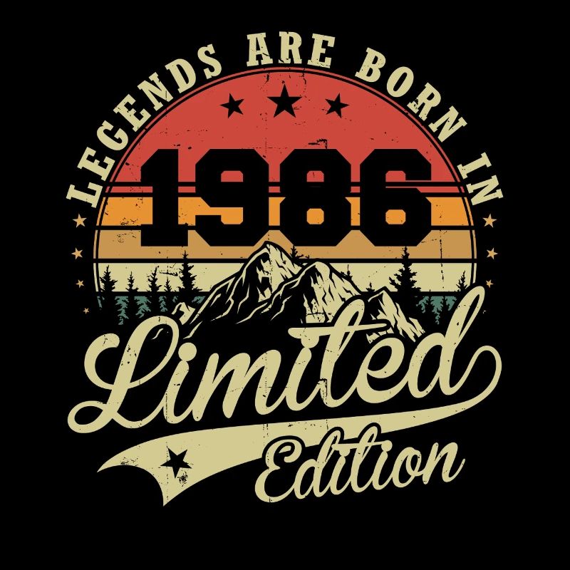 Legenden werden geboren 1986 Geburtstagsgeschenk