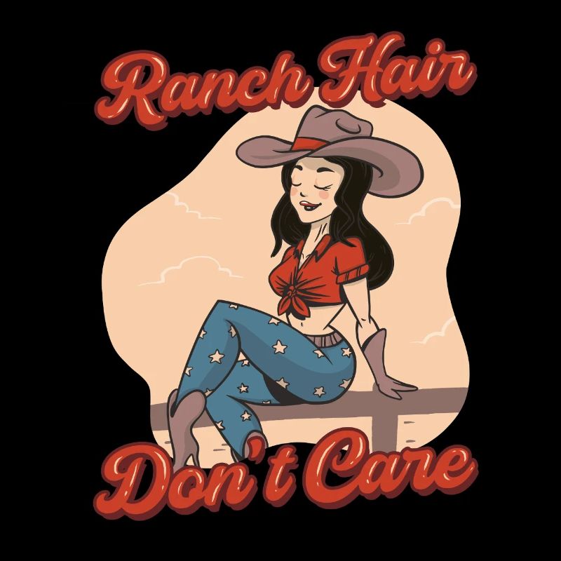 Ehefrau eines Bauern Mutter Ranch Hair Dont Care