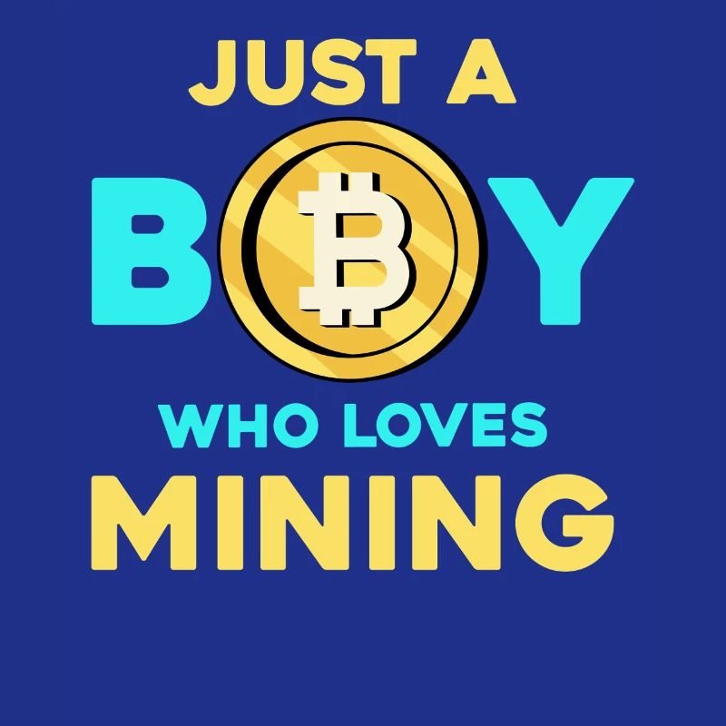 Krypto Mining Junge – Bitcoin Leidenschaft