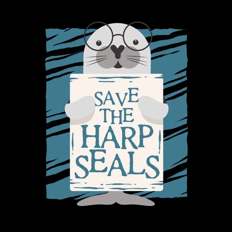Sattelrobbe Robben Save The Harp Seals