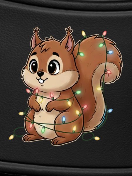Lichterbehängtes Eichhörnchen