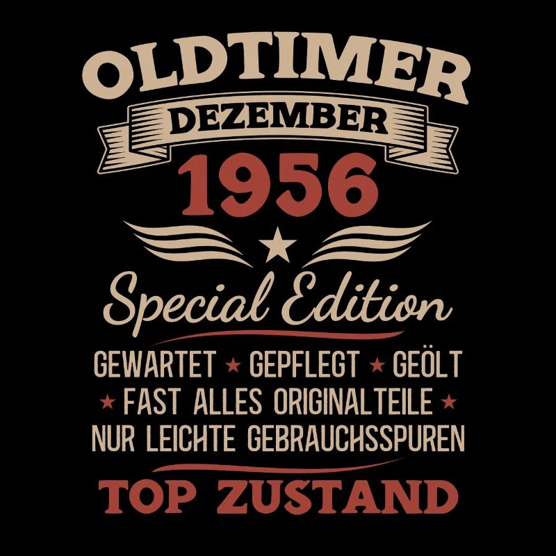 69. Geburtstag Geschenk Oldtimer Dezember 1956
