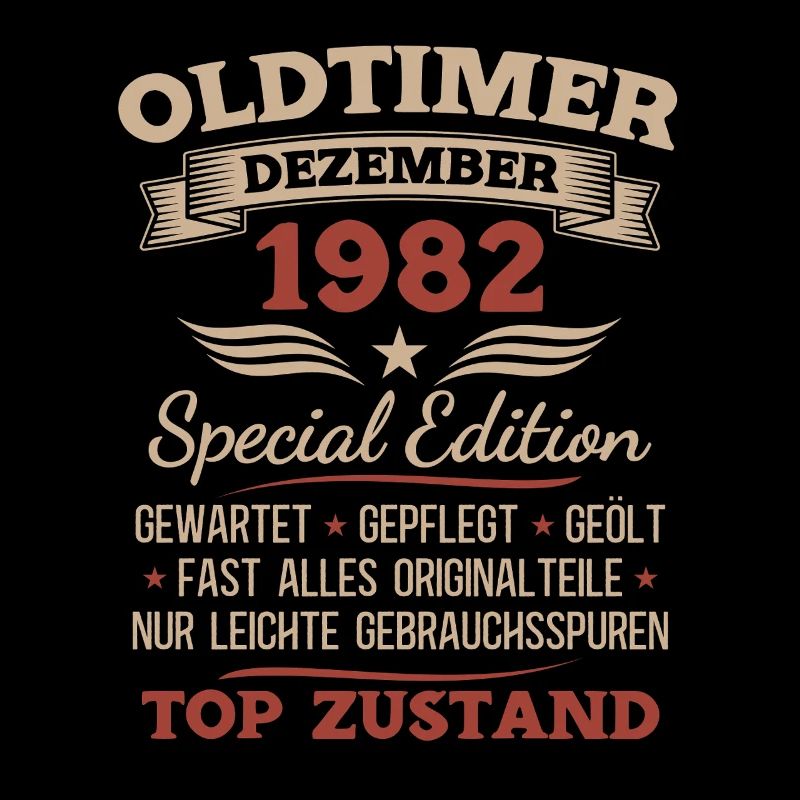 43. Geburtstag Geschenk Oldtimer Dezember 1982