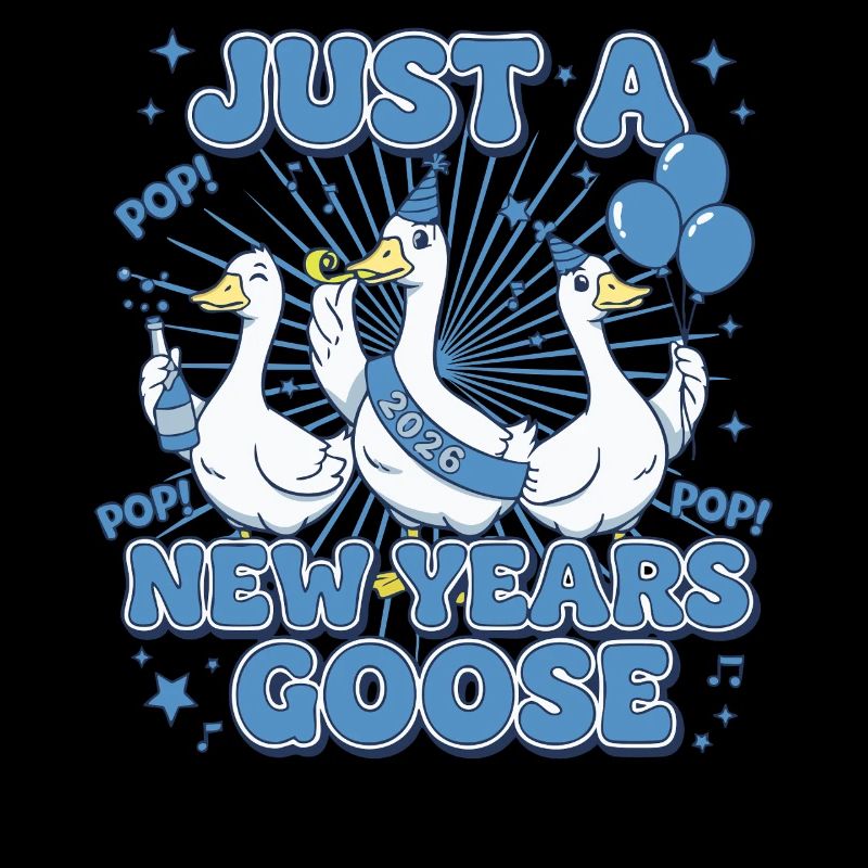 Nur eine Neujahrsgans 2026 Feier