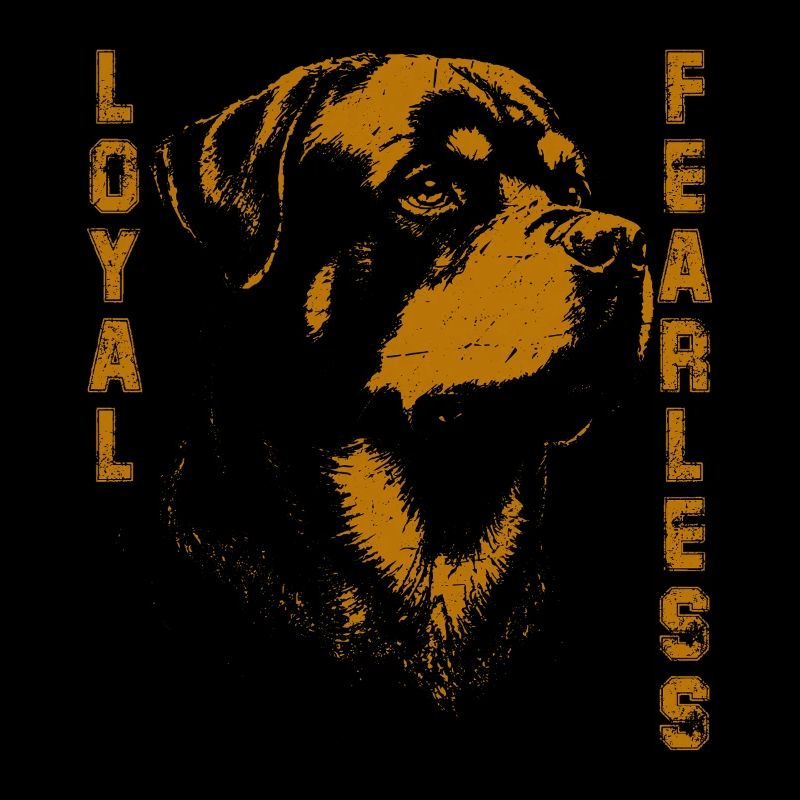 Rottweiler design stylé