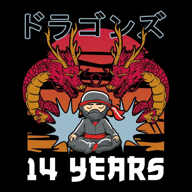 14 ans de ninja dragon zen