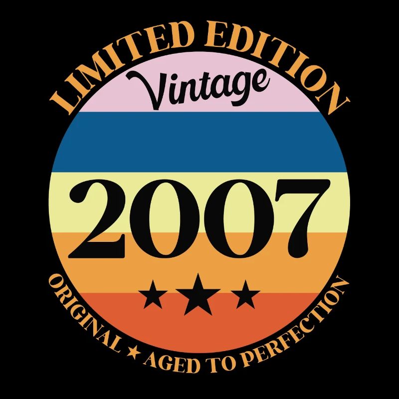 2007 Vintage-Geburtstagsgeschenk