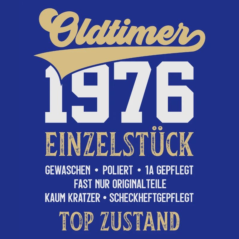 OLDTIMER 1976 EINZELSTÜCK 50. GEBURTSTAG
