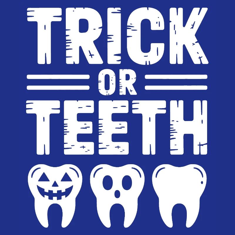 Trick oder Teeth Halloween-T-Shirt