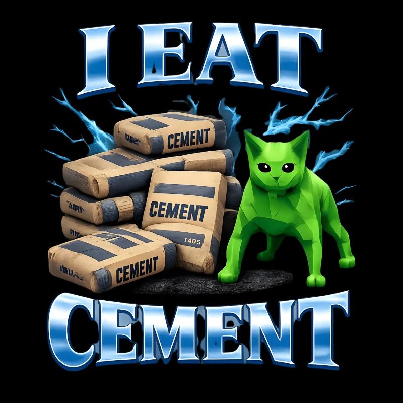 Je mange du ciment Je mange du ciment Chat