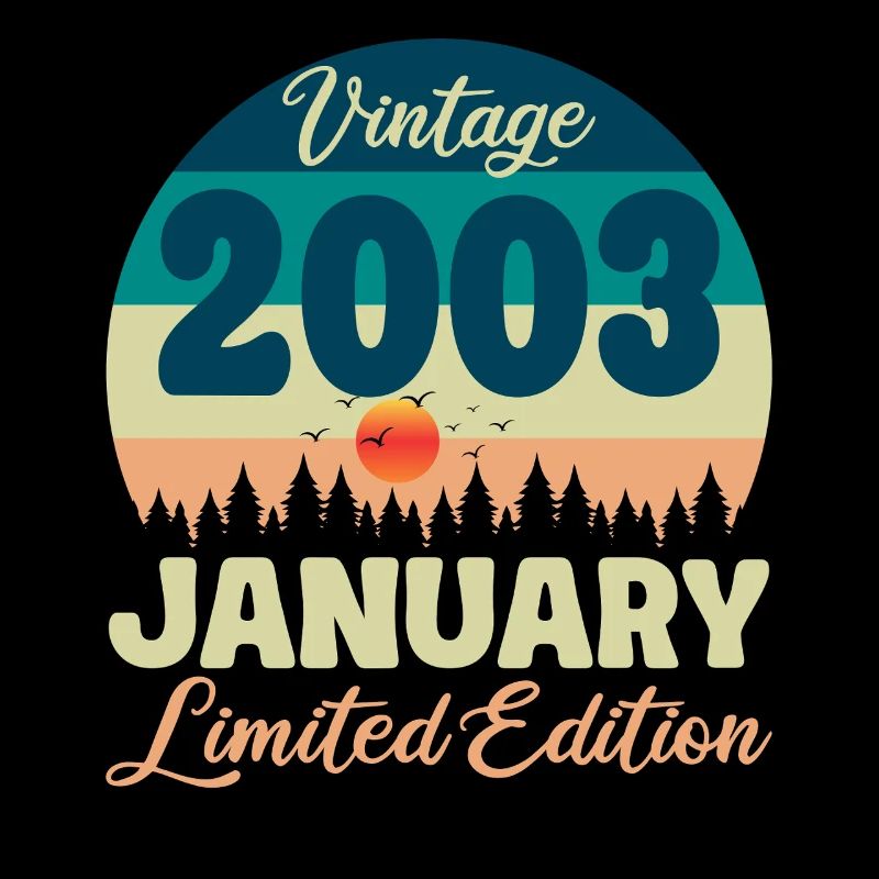 Anniversaire Janvier 2003 Cadeau Vintage Limited