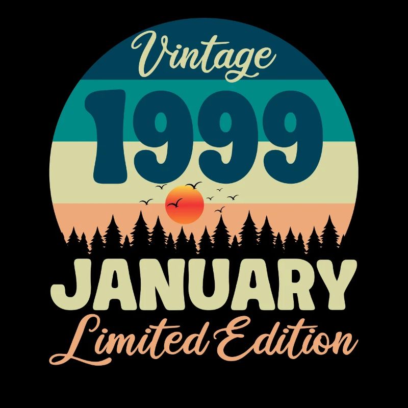 Birthday January 1999 Gift Vintage Limited