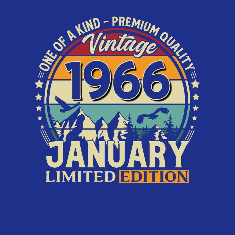 196660e anniversaire Millésime janvier 1966