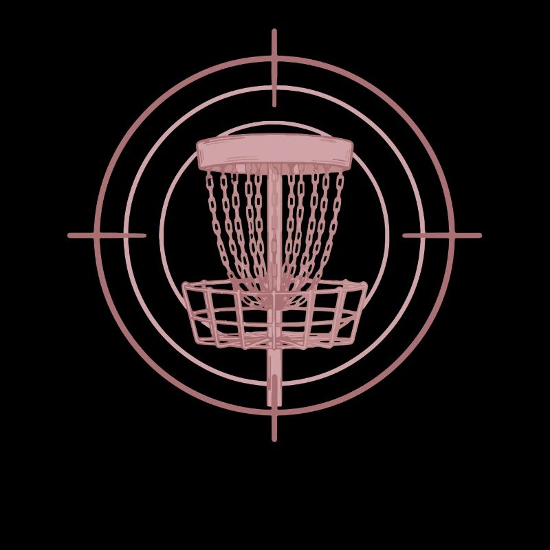 Disc Golf Basket Target Funny Disc Golfer Flying