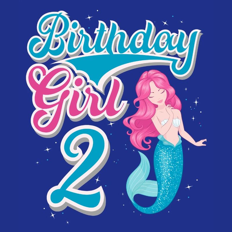Sirène d’anniversaire de 2e anniversaire