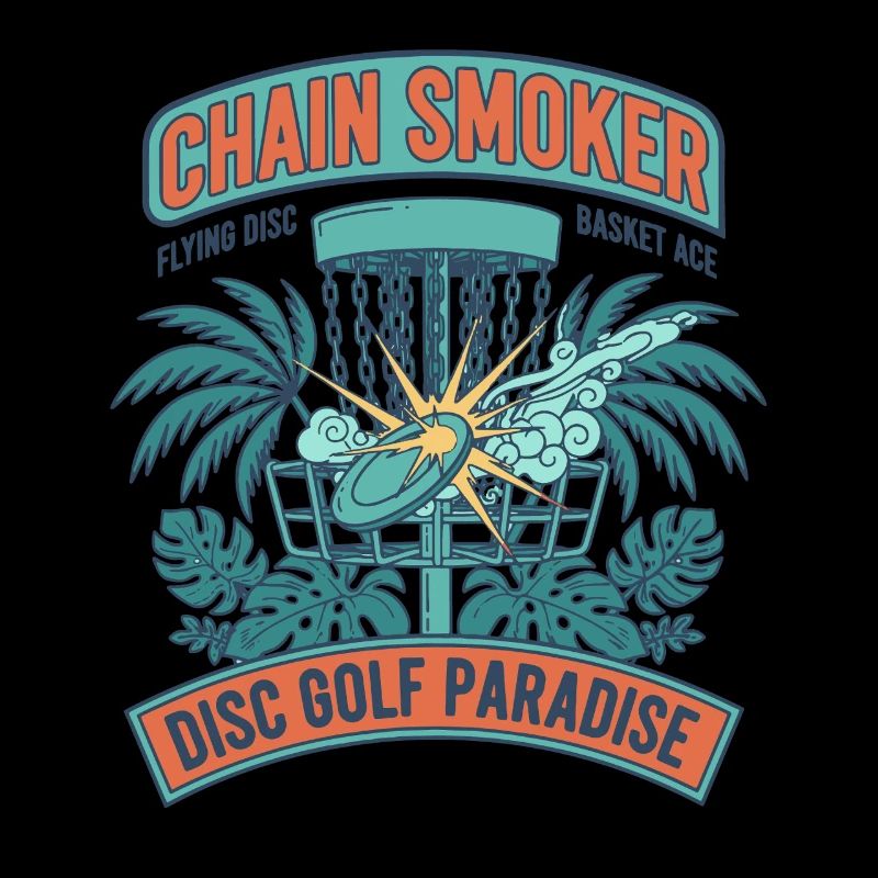 Chain Smoker Disc Golf Paradise Flying Disc Basket