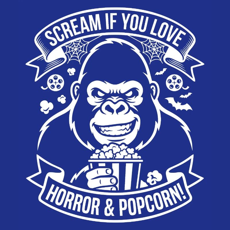 Schrei Gorilla Popcorn Design