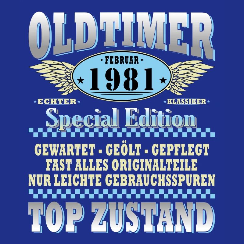 45e anniversaire Oldtimer Millésime de février 1981