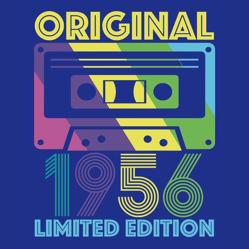 Original 1956 Cassette 70e Anniversaire 70 ans Tee
