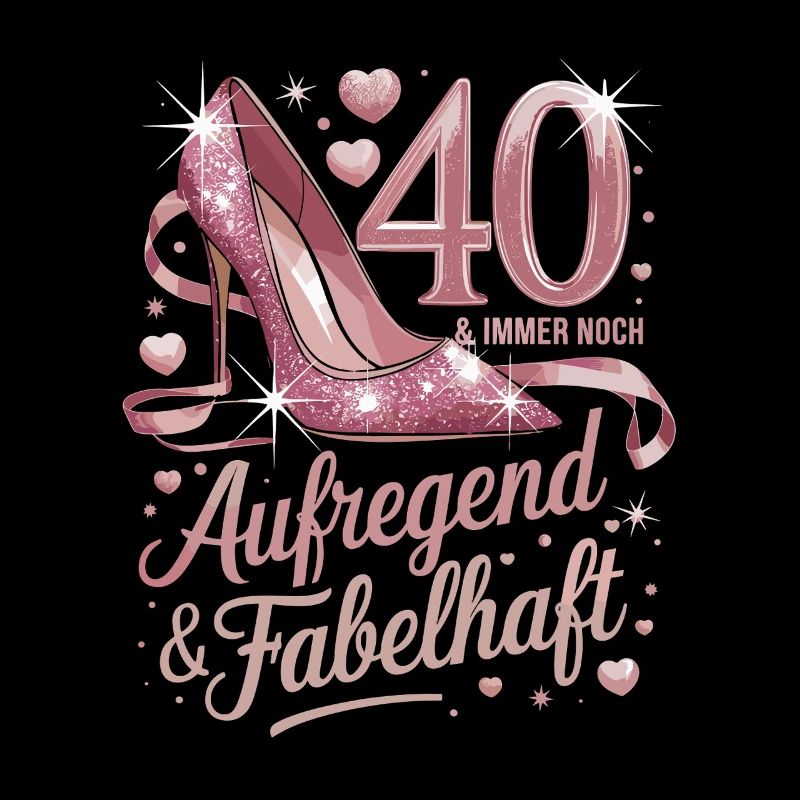 40 & Still Exciting & Fabulous Pink High