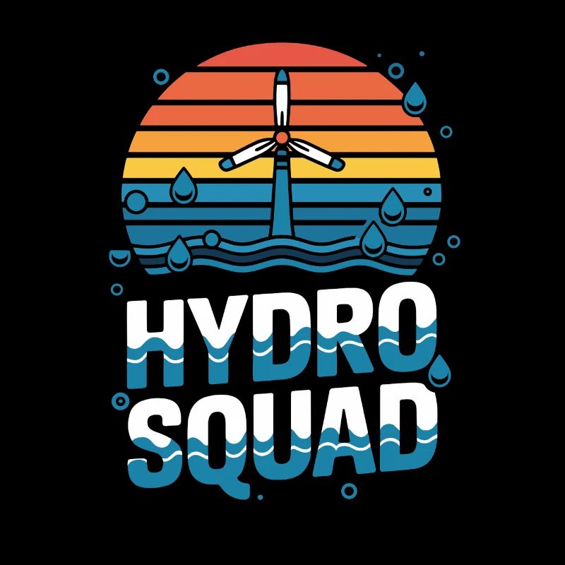 Équipe hydroélectrique Hydro Squad Énergie renouvelable