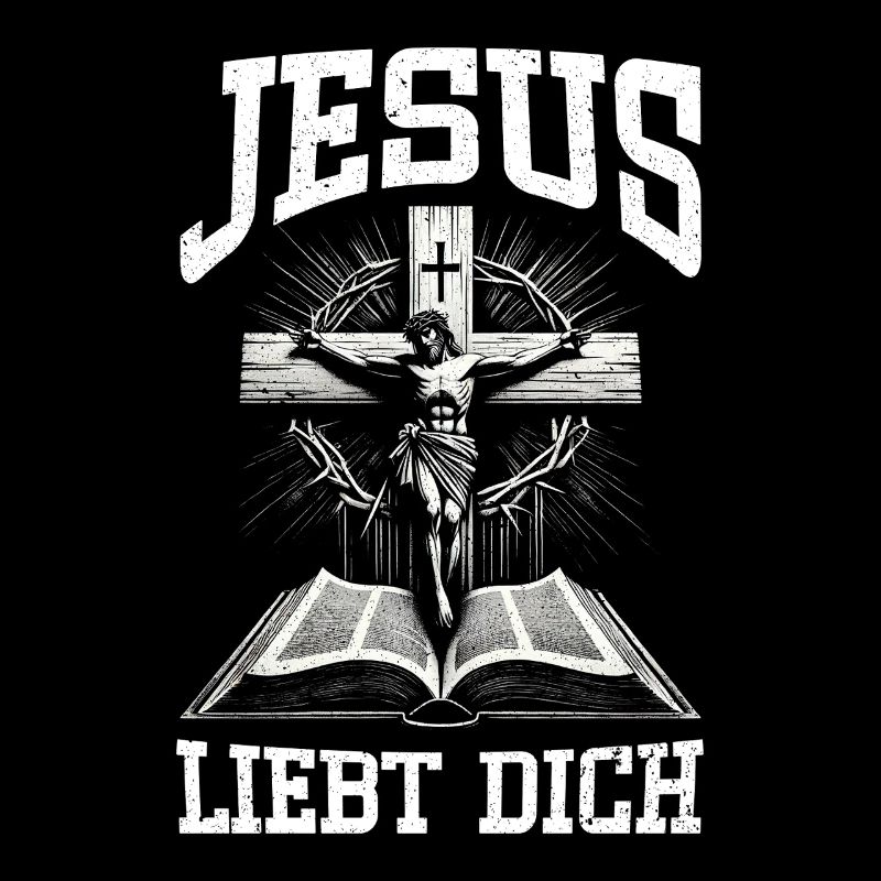 Jesus Loves You Christian Catholic Believer