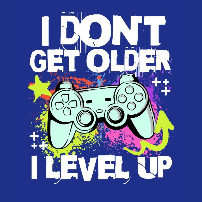 I Level Up Instead of Getting Older – Controller Motif