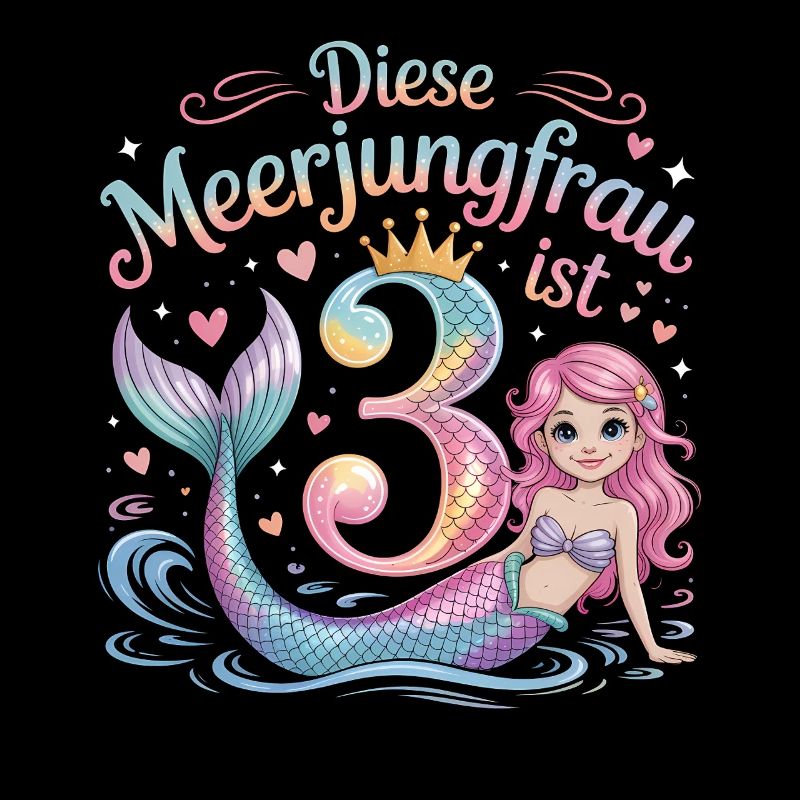 Cette sirène a 3 ans de filles