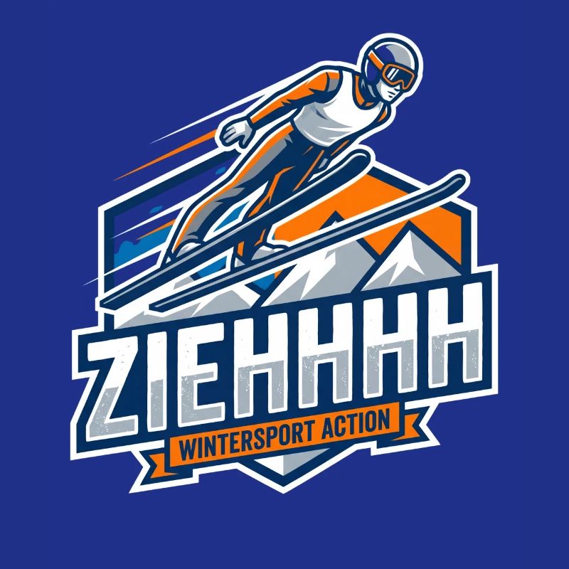 Ziehhhh ski jumping flight through the stadium