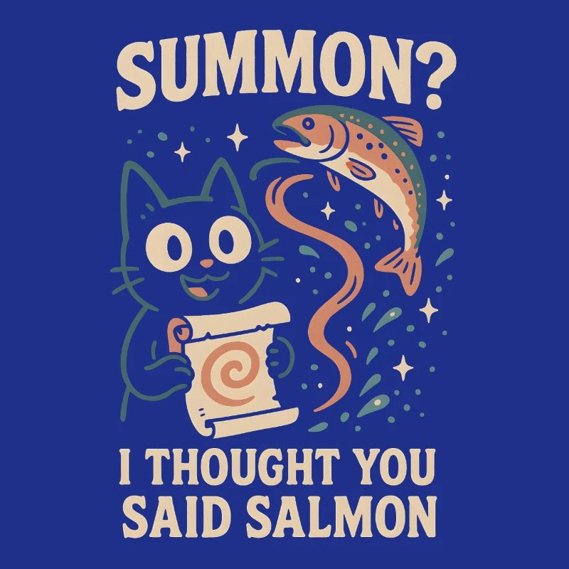 Invoquer du saumon ? | Chat Flippant Mignon