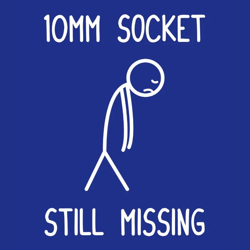 10mm Socket still missing car guy mechanic