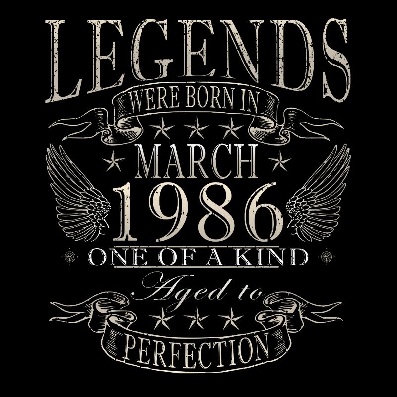 40th birthday March 1986