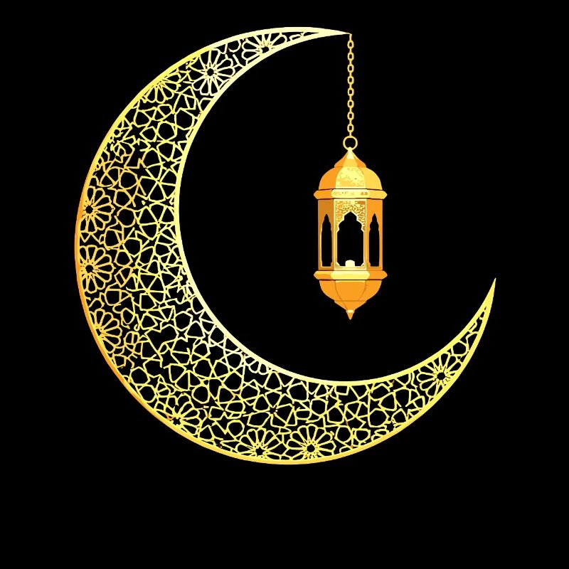 Croissant de Lune du Ramadan Aïd Moubarak