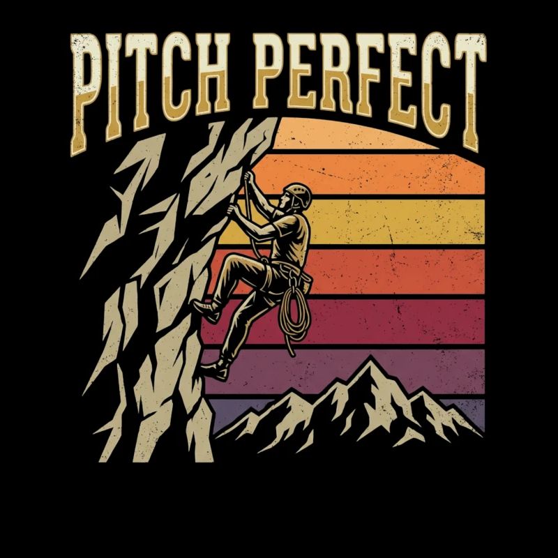 Pitch Perfect Klettern Bergsteigen Retro