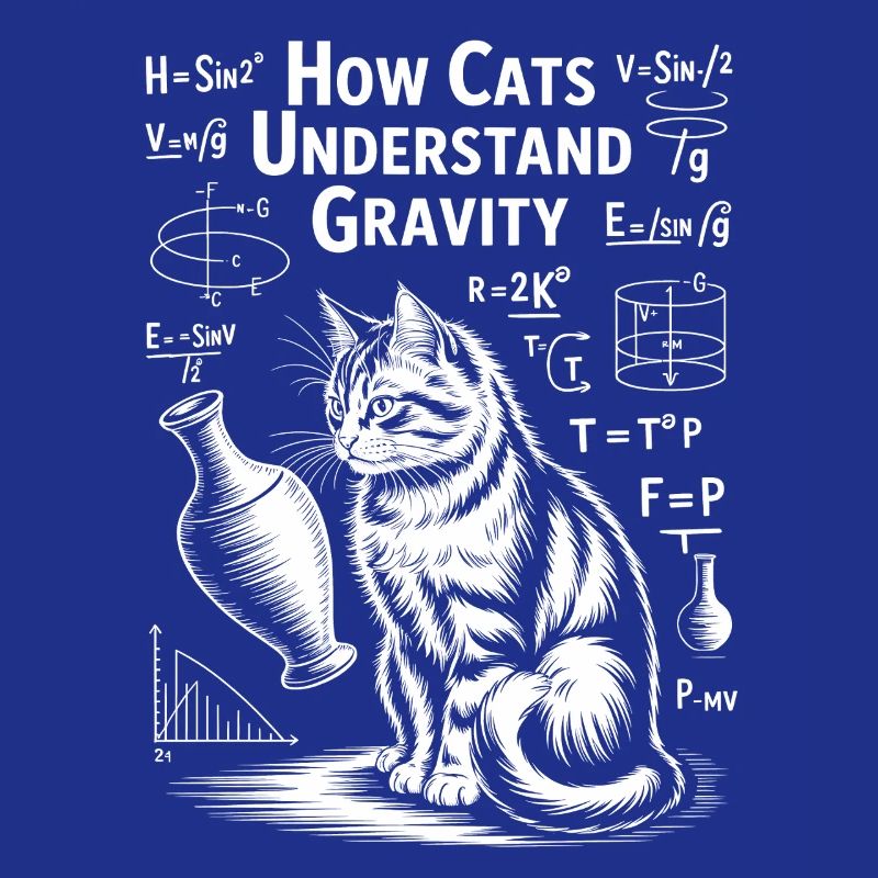 Physics Cats Sayings Math Joke Physics Gift