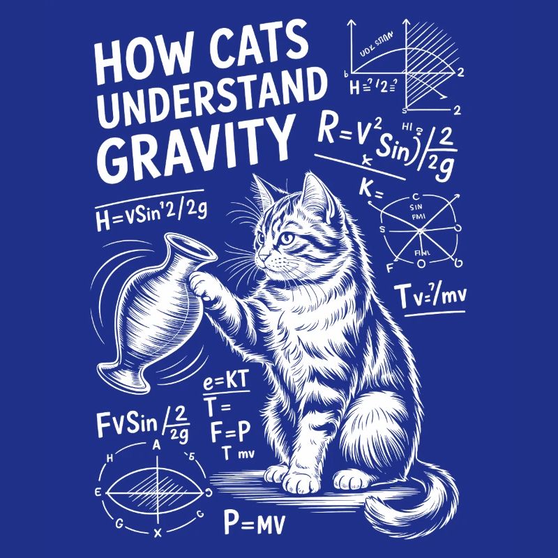 Physics Cats Sayings Math Joke Physics Gift