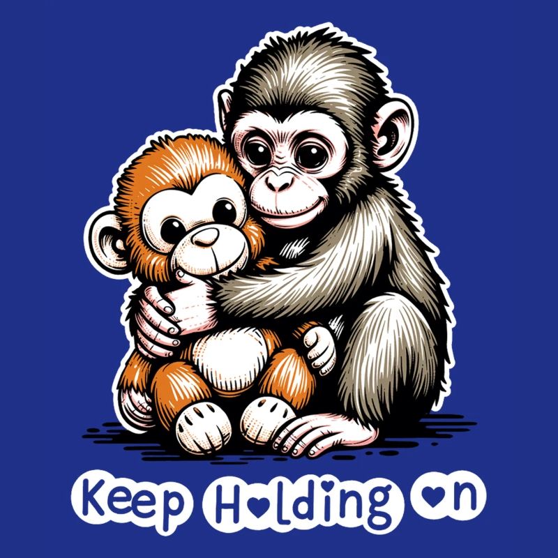 Monkey Hug Duo: Keep Holding On