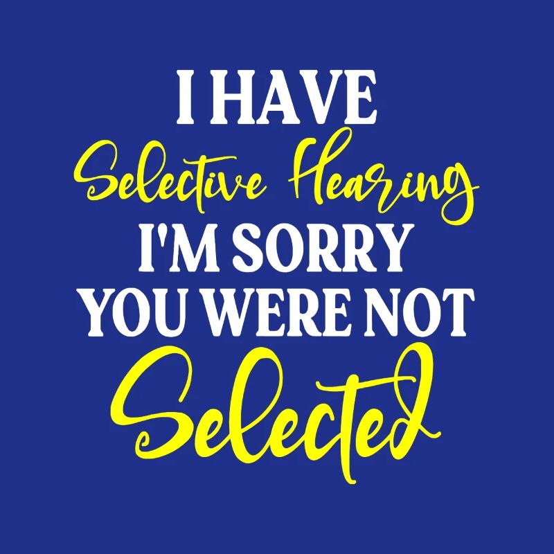 Audition sélective non sélectionnée