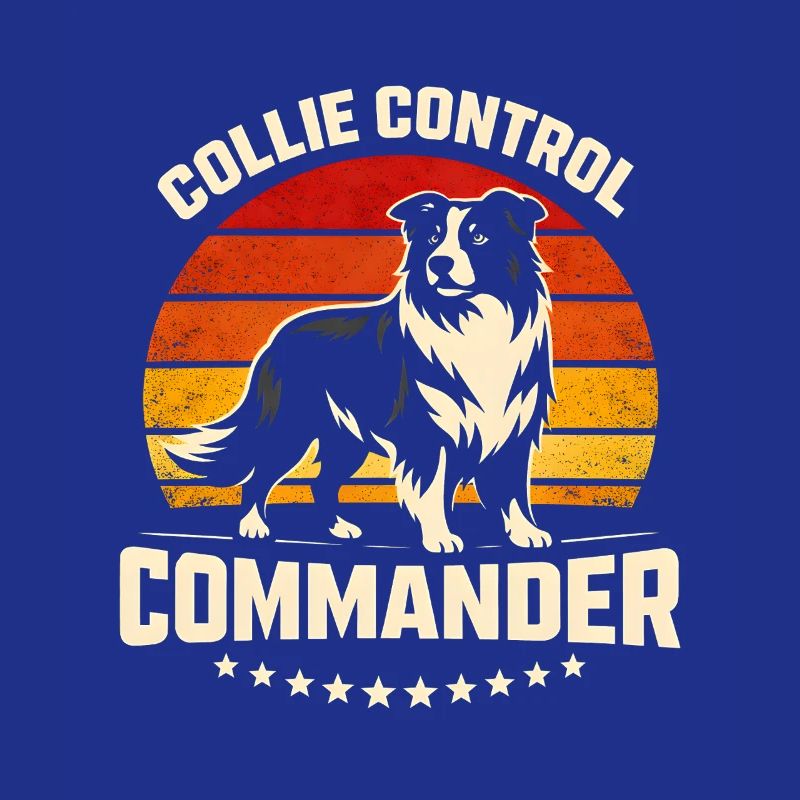 Collie Commando | Border Collie Retro