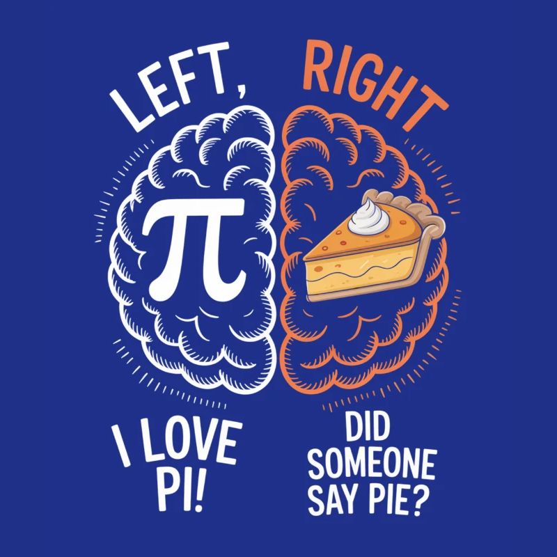 Pi vs Pie: Left Right Brain