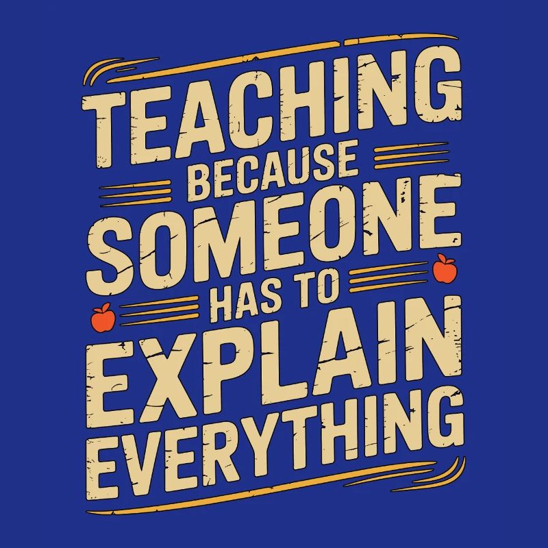 Elementary Teacher Teaching Because School Tutor