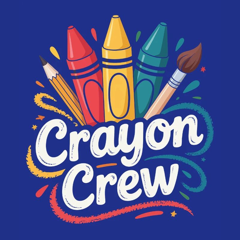 Explosion de couleurs de l’équipe Crayon