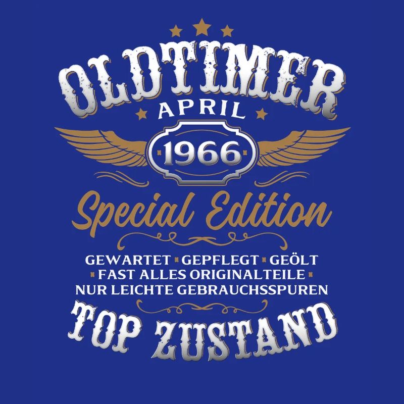 60. Geburtstag Geschenk Mann Oldtimer April 1966