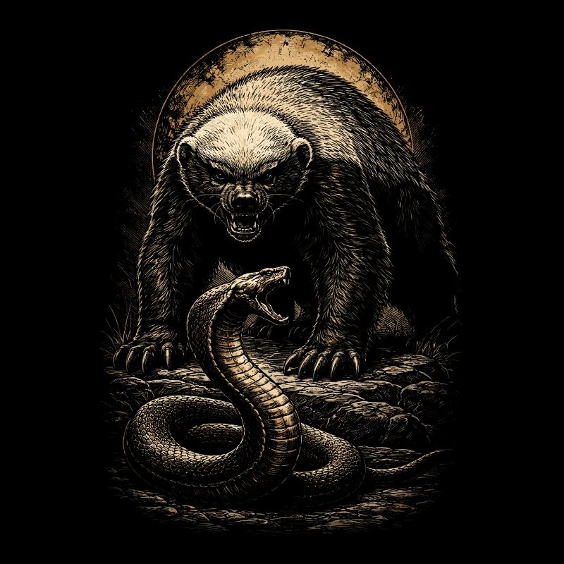 Honigdachs Honey Badger Tier