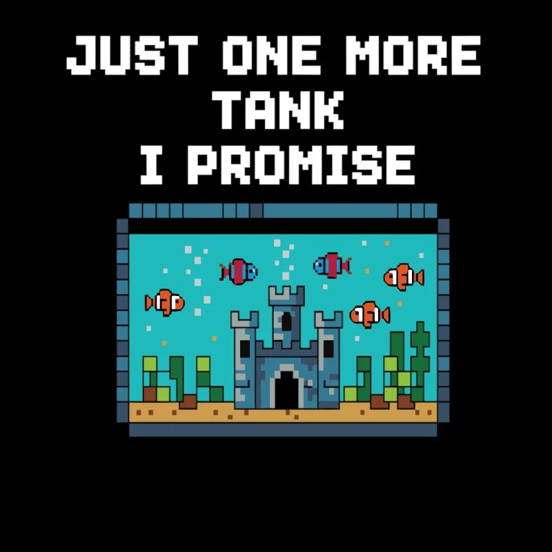 Aquarium Gamer Saying