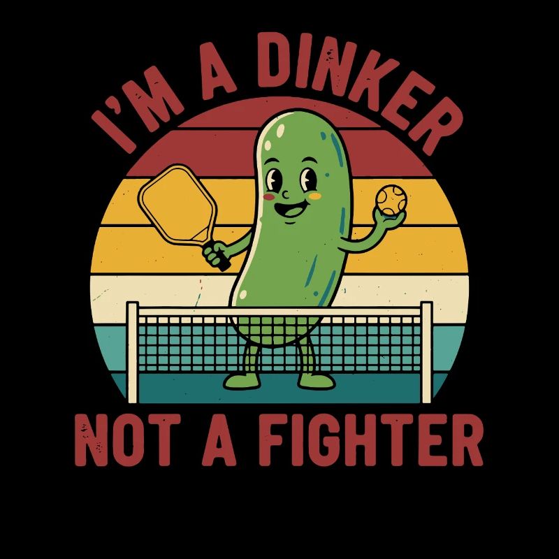 Pickleball Funny Player Pickle Ball Im A Dinker
