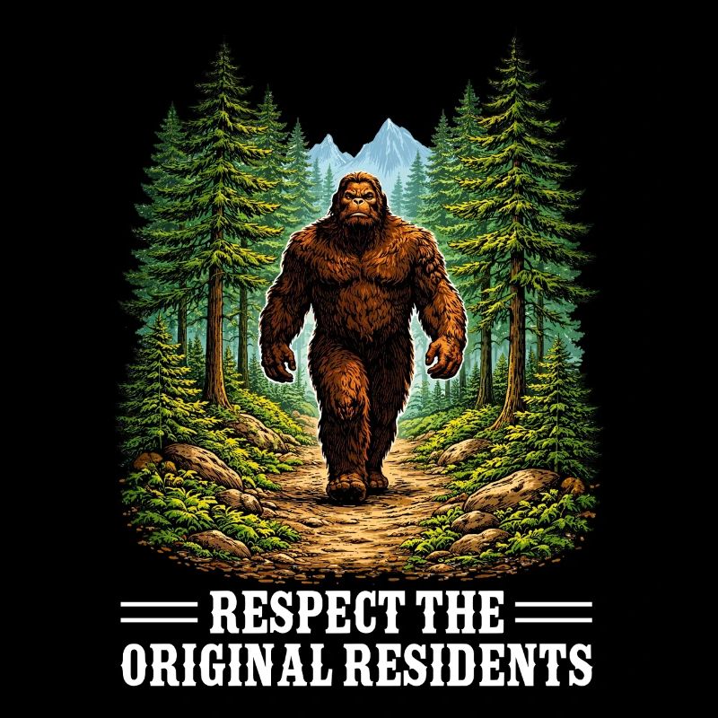 Bigfoot, Sasquatch, yéti, créatures cryptides, grand pied.