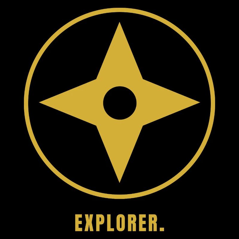 Minimalist Explorer Gold Design