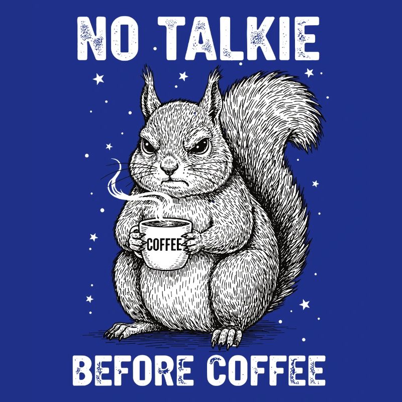 Pas de conversation devant un écureuil amateur de café